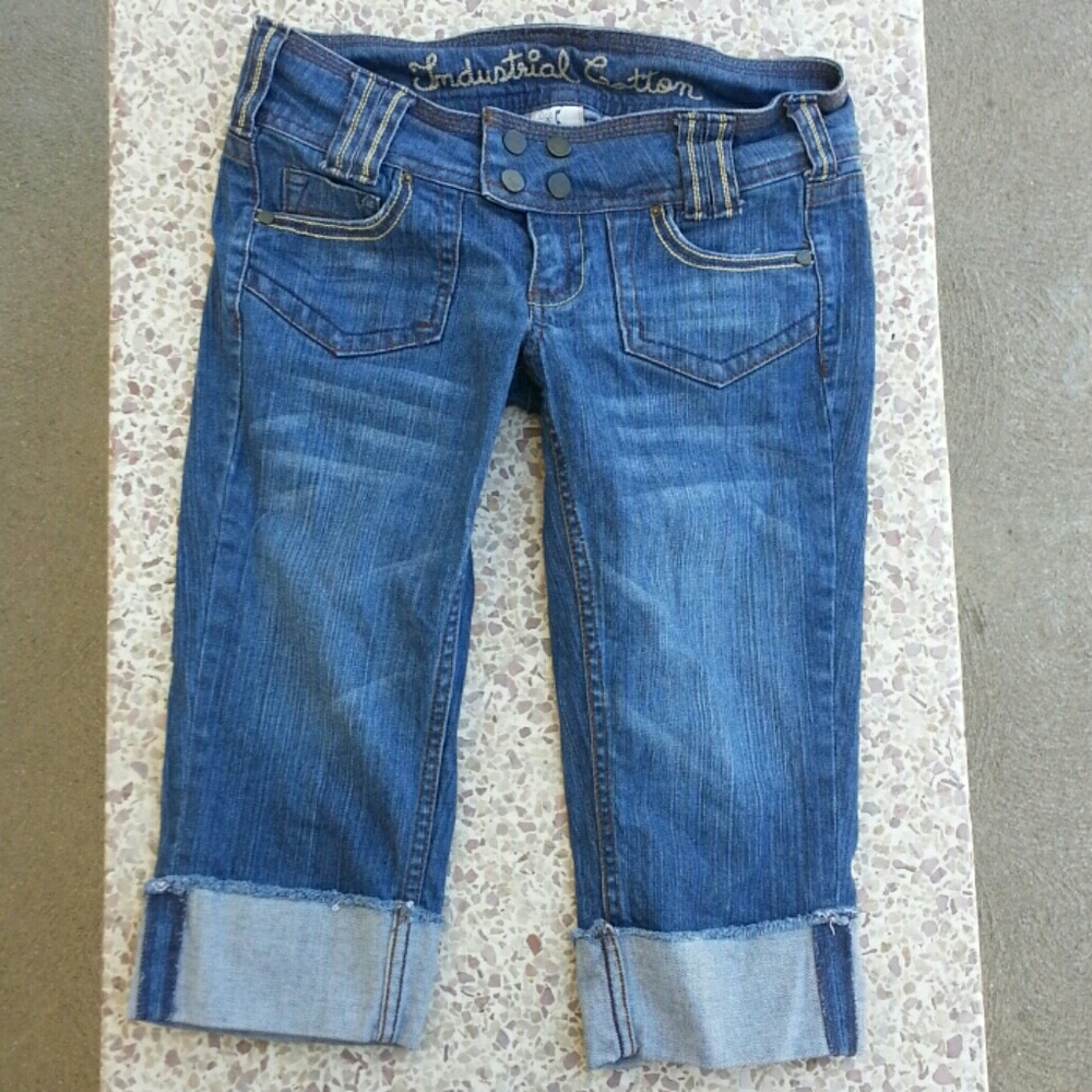 Denim Capri Jeans, EUC